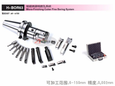 优势供应正宗台湾世邦精镗刀 BT30/40/50-HBOR63(6-150mm) 世邦微调精镗刀,加工范围8-280MM图4