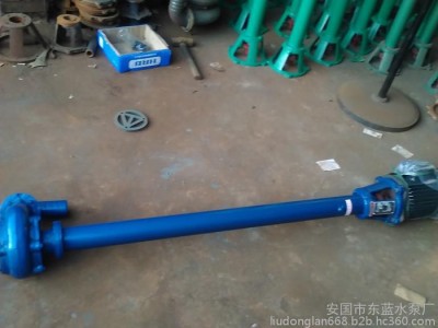 东蓝排污泵厂价批发150NWL立式长杆泵|加厚立杆污|自带铰刀长杆泵|3寸图1