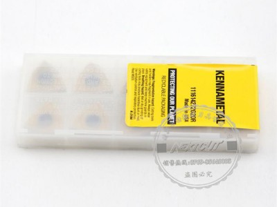 美国肯纳车刀片WNMG080404F K10U PVD涂层难切削材料用镗刀片                本司图1