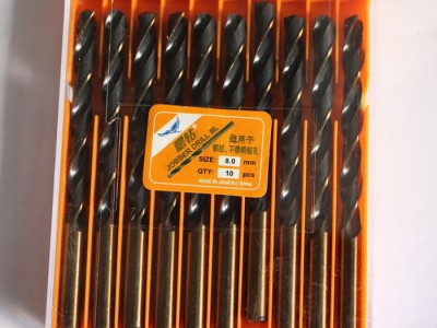 鹰钻高品质不锈钢麻花钻头  不锈钢专用麻花钻头 钢板、不锈钢钻孔  钻头批发图2