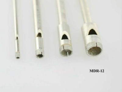 曼德MDR-12标准硬质合金深孔钻头玻璃玉石水晶等材质打孔用金刚石钻头图1