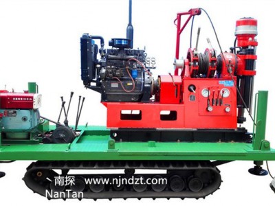 南探牌LP-8T-01型深孔钻机履带底盘及人字形钻塔、履带钻机、液压履带底盘图1