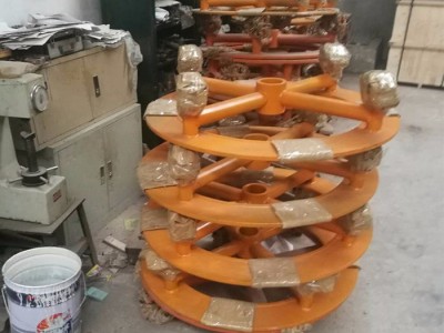 气动深孔回转钻机价格导轨式独立回转凿岩机混凝土深孔钻机厂家图2