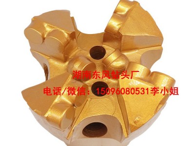 东风94# 四翼内凹平稳内凹不取芯钻头 加强加厚不取芯钻头 耐磨钻头 深孔钻不取芯钻头图1