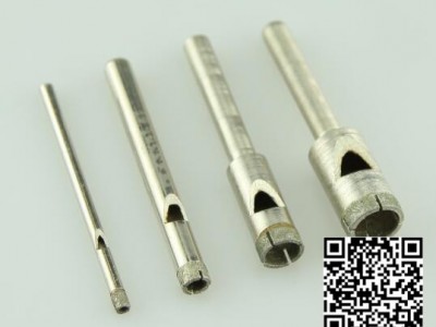 曼德MDR-12 金刚石工具标准硬质合金 深孔钻头水钻机支架玻璃玉石水晶等材质金刚石刀具 打孔用金刚石钻头图5