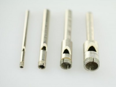 曼德MDR-12 金刚石工具标准硬质合金 深孔钻头水钻机支架玻璃玉石水晶等材质金刚石刀具 打孔用金刚石钻头图2