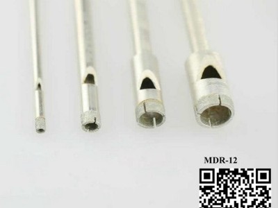 曼德MDR-12 金刚石工具标准硬质合金 深孔钻头水钻机支架玻璃玉石水晶等材质金刚石刀具 打孔用金刚石钻头图6