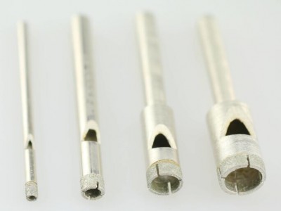 曼德MDR-12 金刚石工具标准硬质合金 深孔钻头水钻机支架玻璃玉石水晶等材质金刚石刀具 打孔用金刚石钻头图1