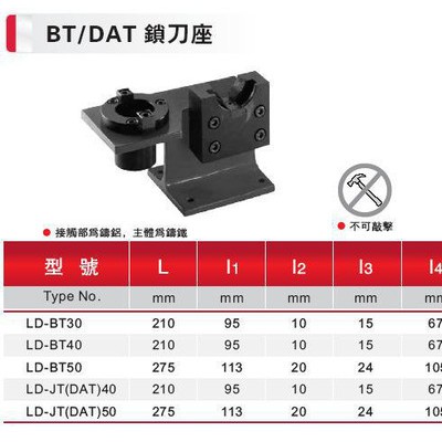 台湾进口  BT/DAT锁刀座  CNC数控刀具图1