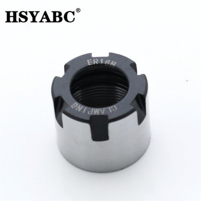 HSYABC  ER16M螺母 加工中心ER螺帽M型螺帽 雕刻机主轴夹头螺母  高精ER螺母图4