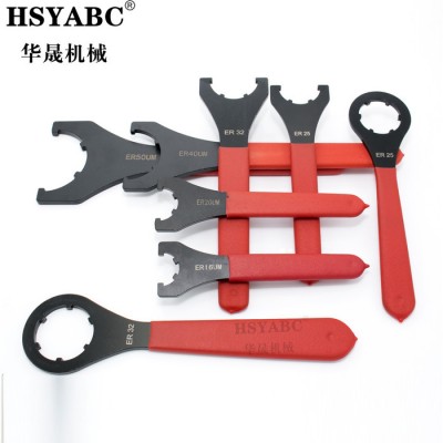 HSYABC ER8M扳手 ER8M扳手加硬 ER8M刀柄螺帽扳手 螺母M型款扳手 ER8M扳手图3