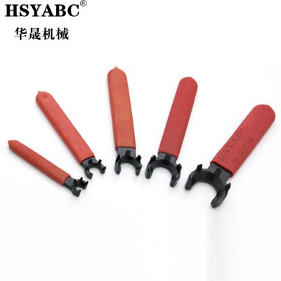 HSYABC ER16M扳手 ER16M扳手加硬 ER16M刀柄螺帽扳手 螺母M型款扳手 ER16M扳手图1