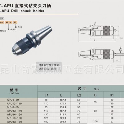 一体试钻夹头APU13图2