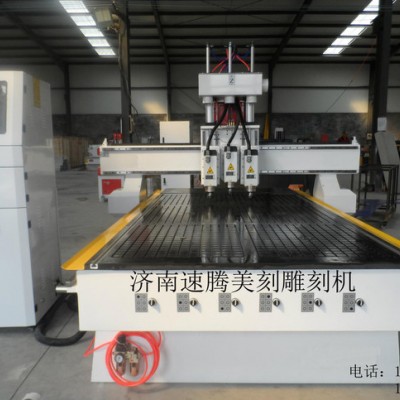 济南雕刻机博尔塔拉木工雕刻机三工序自动换刀木门雕刻机图3