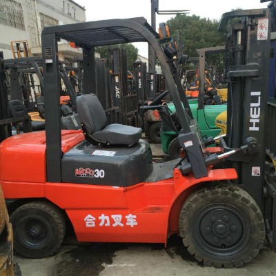 供应新款二手合力3吨软包夹叉车卡思卡特抱车圆筒夹图2