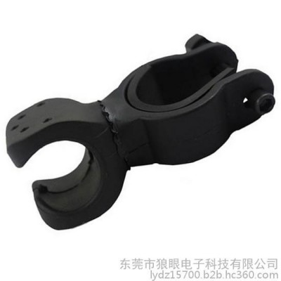 **360度旋转车夹电筒夹子 自行车灯夹子架子户外装备图1