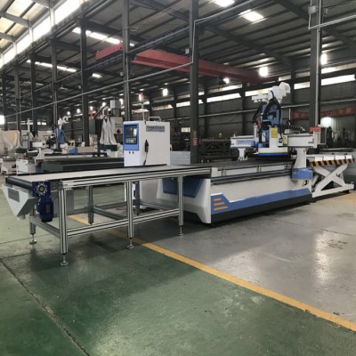 山东胜雕数控 SD-1325HD 圆盘换刀加工中心 伺服刀库 开料机 雕刻机 板式家具生产线 全新设备 性能稳定图2