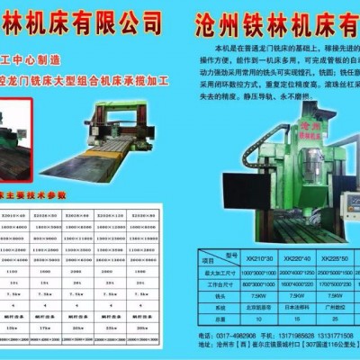 沧州铁林HXK6020 加工中心 6米龙门铣床  重型龙门铣床 龙门加工中心 数控加工中心台湾刀库 健椿主轴图3