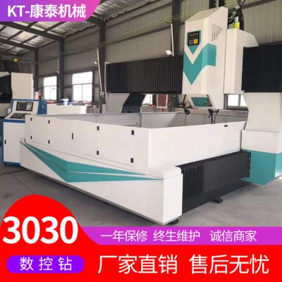 **三维数控钻床 铸铁床身 自带刀库龙门移动式数控钻图3