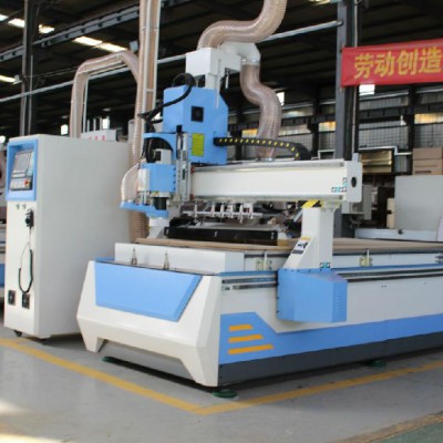 山东胜雕数控 SD-1325HD-P 直排刀库 换刀加工中心 板式家具生产线 开料机 雕刻机 橱柜开料机 全新设备图4