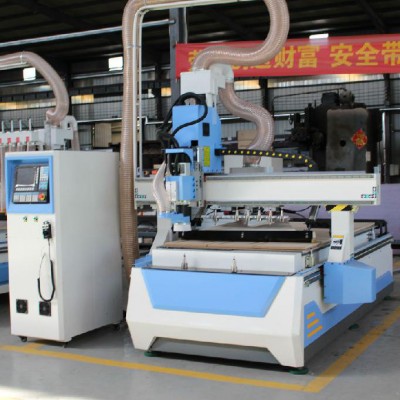 山东胜雕数控 SD-1325HD-P 直排刀库 换刀加工中心 板式家具生产线 开料机 雕刻机 橱柜开料机 全新设备图3