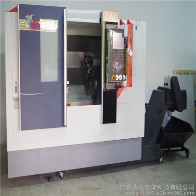 广东协众** i5T3.3智能车床斜床身刀塔数控伺服刀架车床沈阳通用型智能机床图3