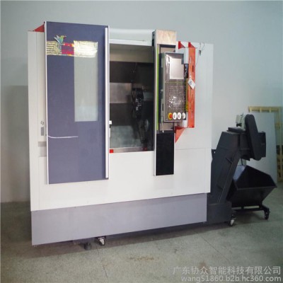 广东协众** i5T3.3智能车床斜床身刀塔数控伺服刀架车床沈阳通用型智能机床图2
