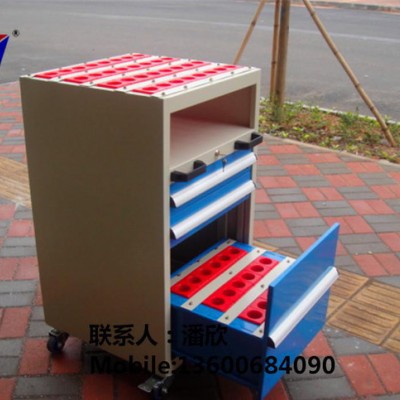 CNC刀具柜刀具车 BT30BT40刀套刀具柜 带抽屉刀具柜直销图2