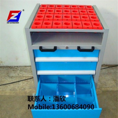 CNC刀具柜刀具车 BT30BT40刀套刀具柜 带抽屉刀具柜直销图1