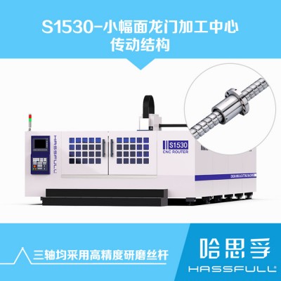 轻型小幅面铝铜板材龙门加工中心S1530 带刀库精密工程塑料雕刻机图1