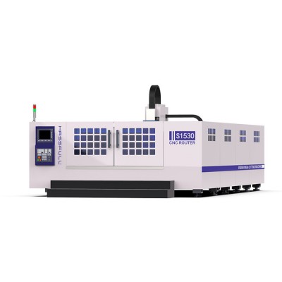 轻型小幅面铝铜板材龙门加工中心S1530 带刀库精密工程塑料雕刻机图3