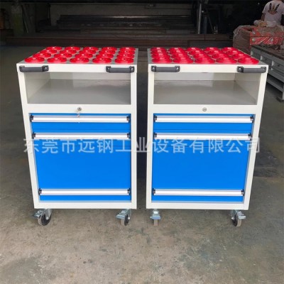 远钢数控刀具车 移动刀柄柜双面刀具架 加工中心刀柄管理车柜图2