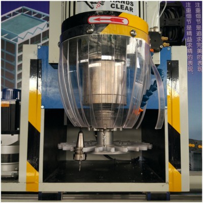 威格特 铝型材圆盘刀库加工中心 铝型材数控三轴加工中心 CNC钻铣中心机图4