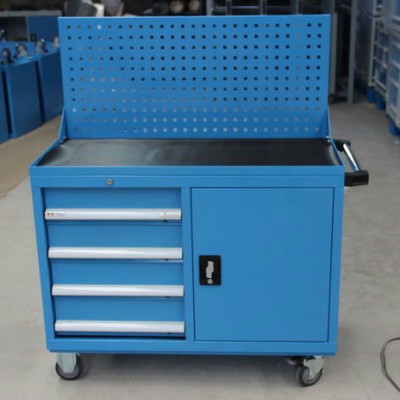工具车 挂板工具车 重型工具柜 抽屉储藏柜移动刀具柜图1