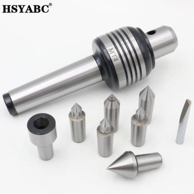HSYABC   MT2木盒套装插入式回转顶针 插入式回转顶针   MT2高精密插入式回转顶针  莫氏活顶头MT2图2