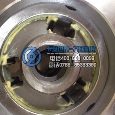 高品质超耐磨台湾亿川autostrong三爪中实液压卡盘夹头（含连接板）V-206A5/V-208A6/V-210A8图8