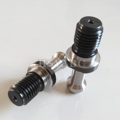 HSYABC   BT40-45度  全亮高精度 BT40拉钉  45度拉钉 高精CNC专用刀柄拉钉   数控刀柄拉钉图1