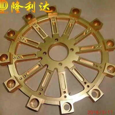 铝合金分度盘金色、黑色氧化打标 来图非标CNC机加工质量稳定图3