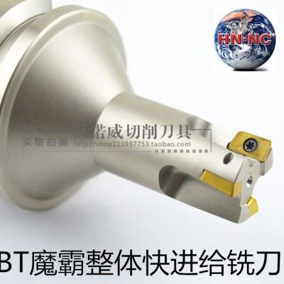 海纳BT40-TAP300R/400R一体式魔霸铣刀可转位动图1