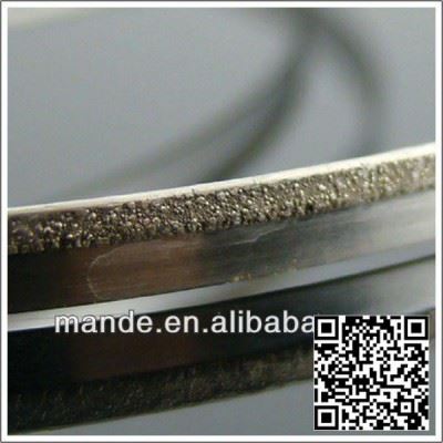 曼德MD9314金刚石工具修枝锯 金刚石颗粒带锯条手锯不锈钢铣刀 钢花无焊接环形多功能切割金属带锯图5