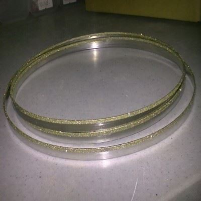 曼德MD9314金刚石工具修枝锯 金刚石颗粒带锯条手锯不锈钢铣刀 钢花无焊接环形多功能切割金属带锯图2