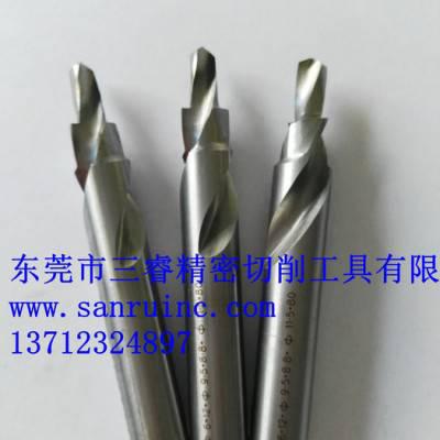 厂价专业定做高速钢铣刀 定做HSS白钢铣刀 定做高速钢白钢台阶钻头阶梯钻头，定做非标铣刀 定做白钢铣刀图1