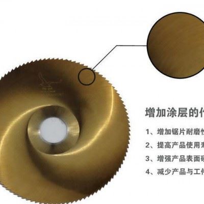 珠海大鸥高速钢锯片铣刀， 无齿机用高速钢圆刀片金属锯片DM05图2