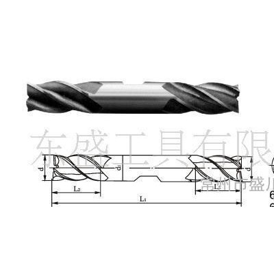 硬质合金双统刀(图) 超微粒合金铣刀 平底铣刀