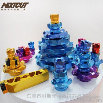 耐斯卡特NEXTCUT整体铝合金刀盘 AP16/KM12-63/80/100 45度90度平面铣刀盘图1