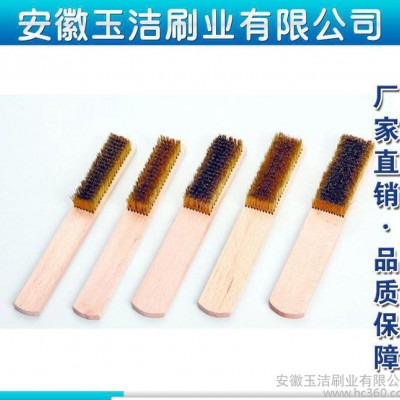 生产木柄钢丝刷 清洁毛刷钢丝刷 金属表面清洁钢丝刷板刷图2