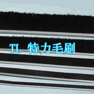 供应清洁除尘条刷，特力制刷厂生产加工金属毛刷条图3