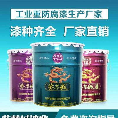 【紫禁城牌】醇酸防锈漆 北京知名品牌 金属钢结构防锈油漆图3