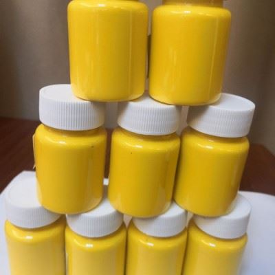 丰南水性工业油漆色浆脚手架色浆防锈油漆中铬黄色膏批发图5