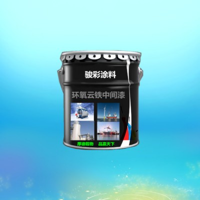 骏彩防腐 环氧云铁防锈油漆 环氧云铁涂料 开封防腐涂料图1